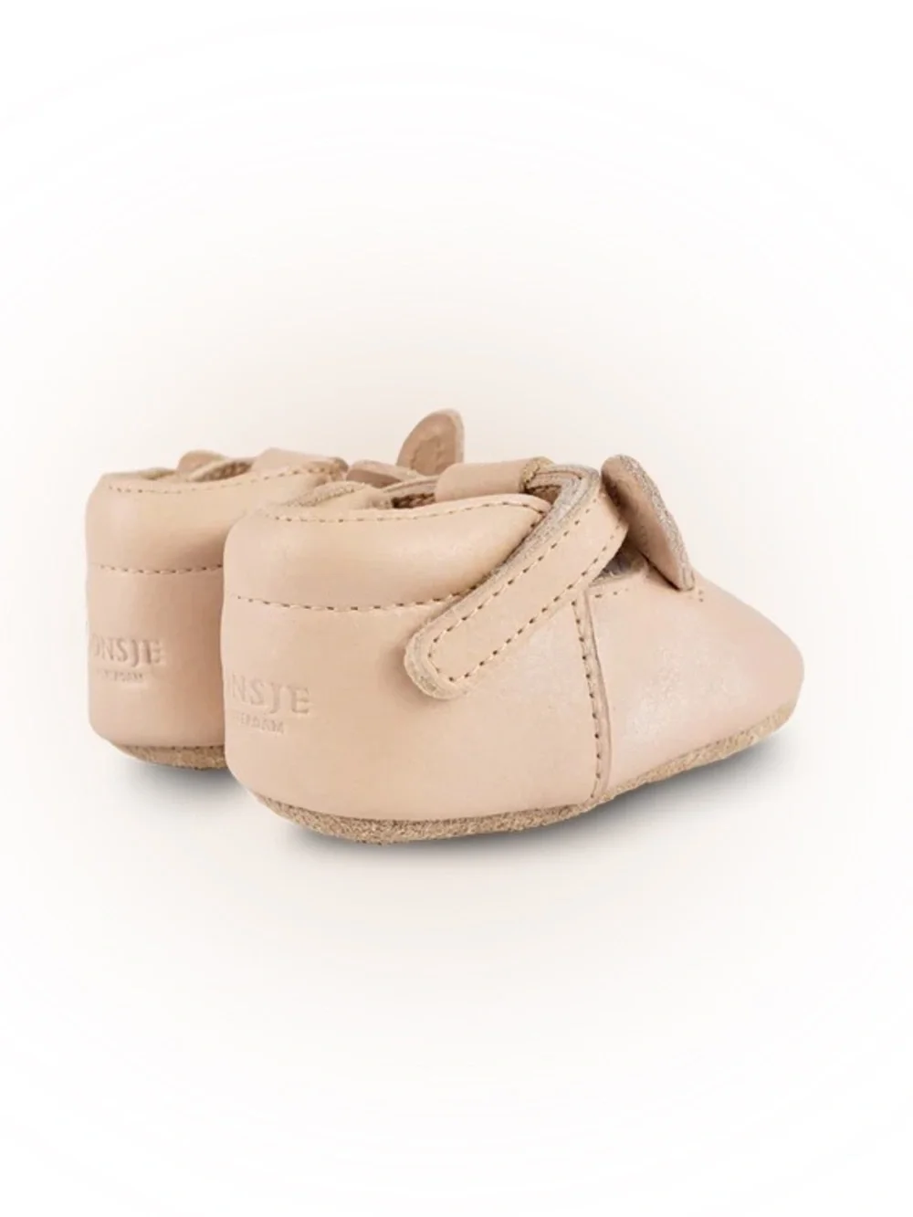 Donsje Blinc Baby Bunny Shoes Pink Powder Metallic Nubuck 6-12 Mon EU 18 US 2.5